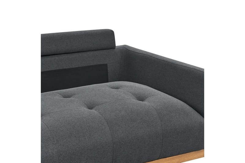 2-sitssoffa Skaven Svart, svart - Svart, svart - Möbler - Soffa - 2 sits soffa