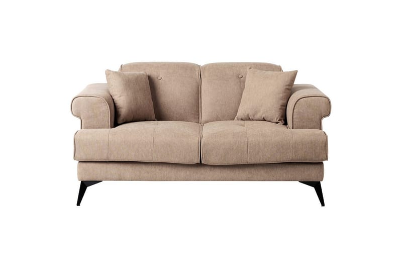 2-sitssoffa Skive Brun, Svart - Brun, Svart - Möbler - Soffa - 2 sits soffa