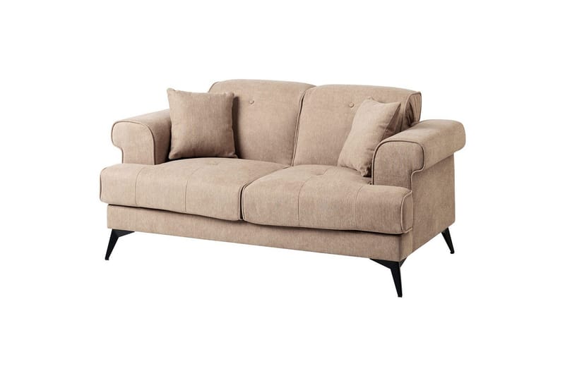 2-sitssoffa Skive Brun, Svart - Brun, Svart - Möbler - Soffa - 2 sits soffa
