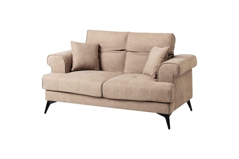 2-sitssoffa Skive Brun, Svart - Brun, Svart - Möbler - Soffa - 2 sits soffa