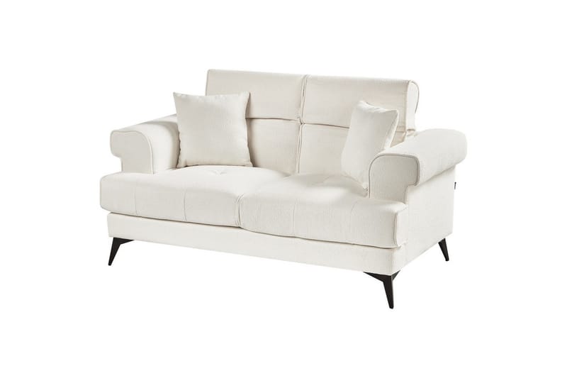 2-sitssoffa Skive Vit/Svart - Vit/Svart - Möbler - Soffa - 2 sits soffa