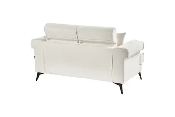 2-sitssoffa Skive Vit/Svart - Vit/Svart - Möbler - Soffa - 2 sits soffa