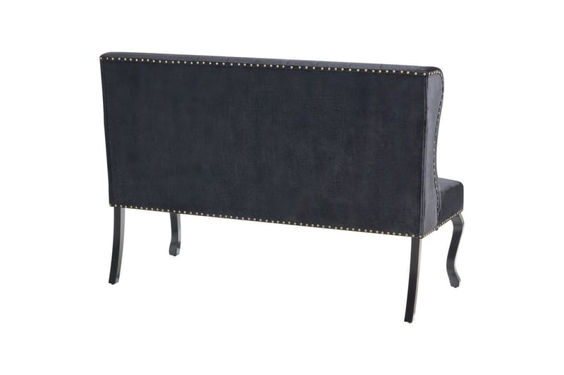 2-sitssoffa Torsby Svart - Svart - Möbler - Soffa - Sammetssoffa