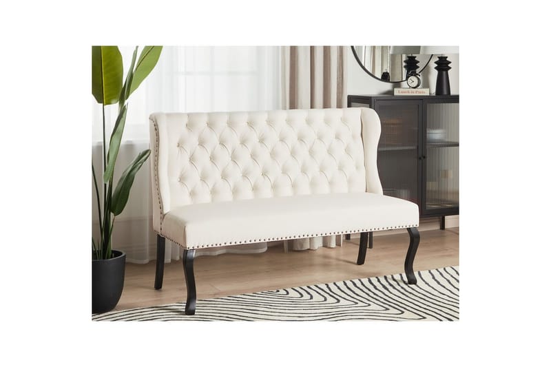 2-sitssoffa Torsby Vit, Svart - Vit, Svart - Möbler - Soffa - 2 sits soffa