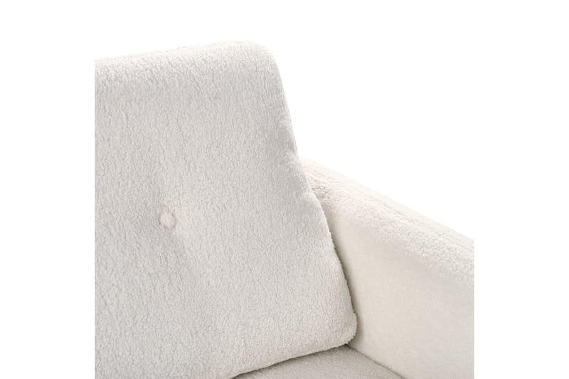 2-sitssoffa Tuve Vit, ljust trä, Bouclé - Vit, ljust trä, Bouclé - Möbler - Soffa - 2 sits soffa