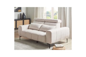 2-sitssoffa Vegamo Beige, Polyester - Beige, Polyester - Möbler - Soffa - 2 sits soffa