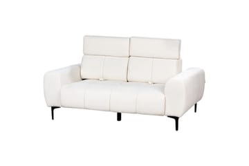 2-sitssoffa Vegamo Vit, Bouclé - Vit, Bouclé - Möbler - Soffa - 2 sits soffa
