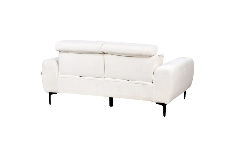 2-sitssoffa Vegamo Vit, Bouclé - Vit, Bouclé - Möbler - Soffa - 2 sits soffa