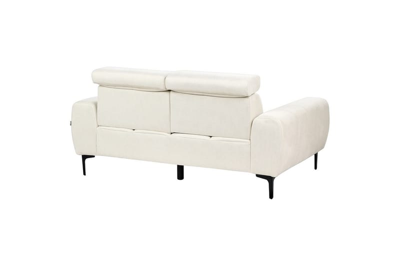 2-sitssoffa Vegamo Vit, Polyester - Vit, Polyester - Möbler - Soffa - 2 sits soffa