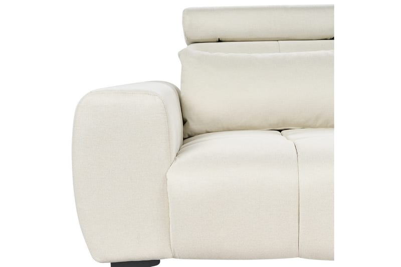 2-sitssoffa Vegamo Vit, Polyester - Vit, Polyester - Möbler - Soffa - 2 sits soffa