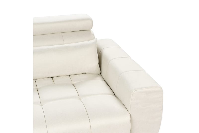 2-sitssoffa Vegamo Vit, Polyester - Vit, Polyester - Möbler - Soffa - 2 sits soffa