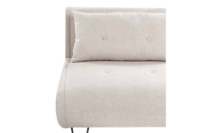 2-sitssoffa Vestfold Beige, svart - Beige, svart - Möbler - Soffa - Bäddsoffa