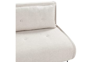 2-sitssoffa Vestfold Beige, svart - Beige - Möbler - Soffa - Bäddsoffa