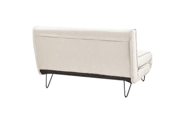 2-sitssoffa Vestfold Beige, svart - Beige - Möbler - Soffa - Bäddsoffa