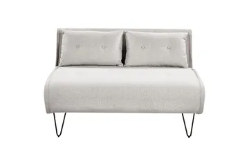 2-sitssoffa Vestfold Grå, svart