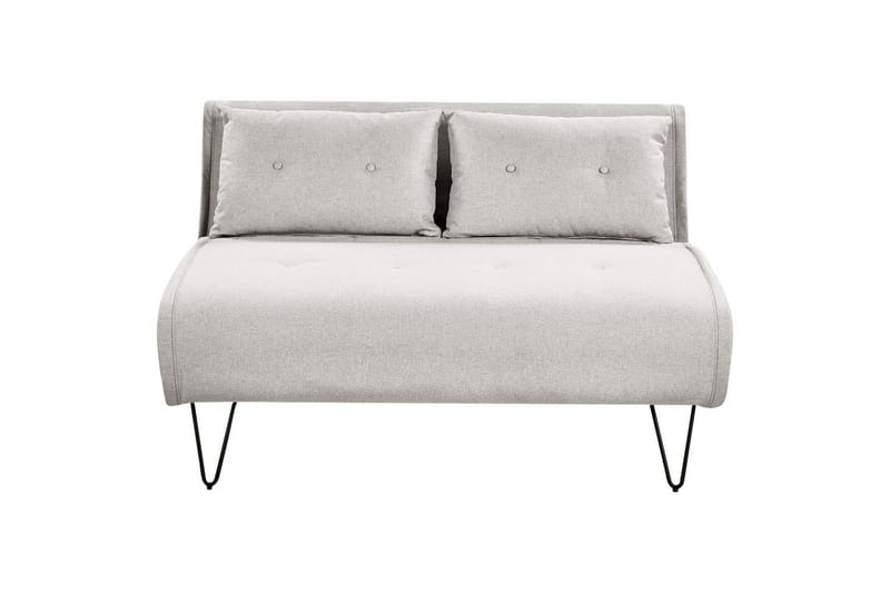 2-sitssoffa Vestfold Grå, svart - Grå, svart - Möbler - Soffa - Bäddsoffa