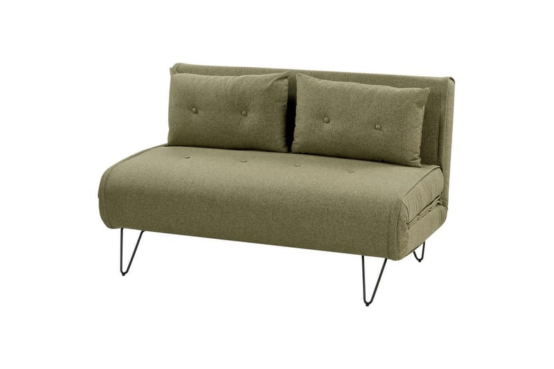2-sitssoffa Vestfold Grön, Svart - Grön, Svart - Möbler - Soffa - Bäddsoffa