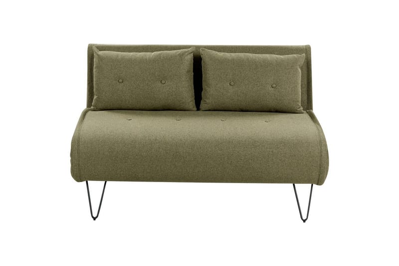 2-sitssoffa Vestfold Grön, Svart - Grön, Svart - Möbler - Soffa - Bäddsoffa