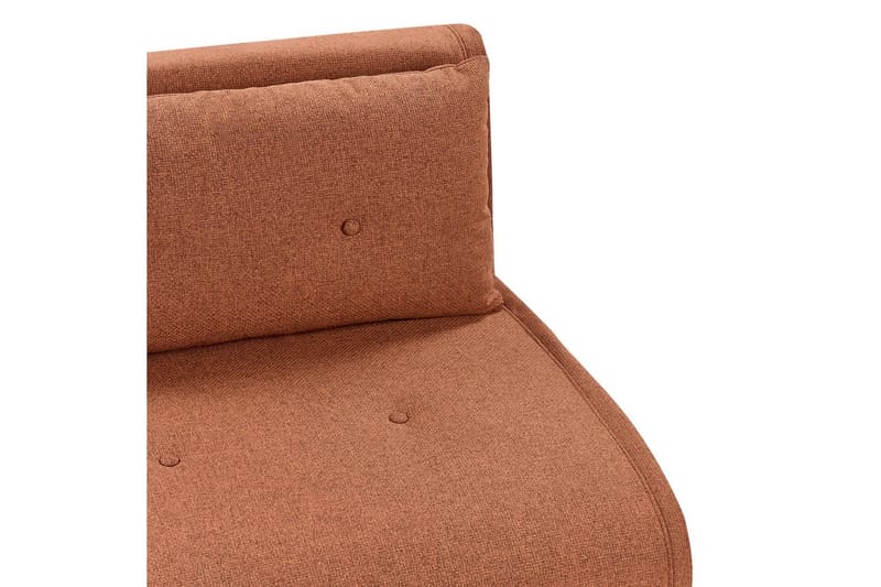 2-sitssoffa Vestfold Orange, Svart - Orange, Svart - Möbler - Soffa - Bäddsoffa