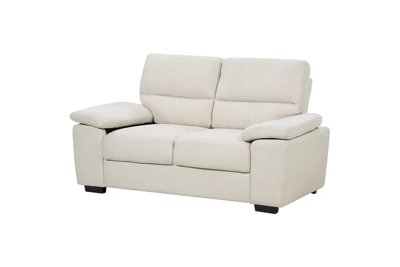 2-sitssoffa Vogar Beige, svart - Beige, svart - Möbler - Soffa - 2 sits soffa