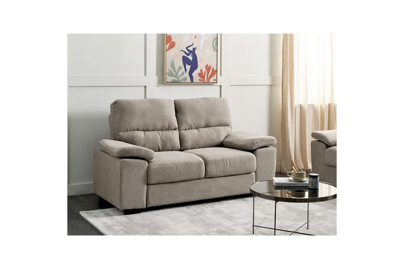 2-sitssoffa Vogar Brun, Svart - Brun, Svart - Möbler - Soffa - 2 sits soffa