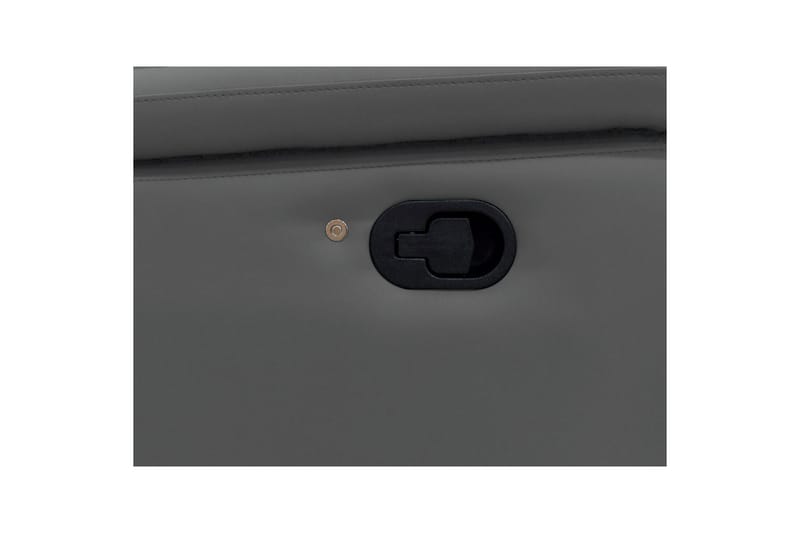 2-sitssoffa Pareli Grå, Läder/PU, Manuell vilstol - Grå, Läder/PU, Manuell vilstol - Möbler - Soffa - Skinnsoffor