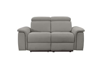 2-sitssoffa Pareli Grå, Sunday tyg, Manuell vilstol - Grå, Sunday tyg, Manuell vilstol - Möbler - Soffa - Biosoffa & reclinersoffa - 2 sits biosoffa & reclinersoffa