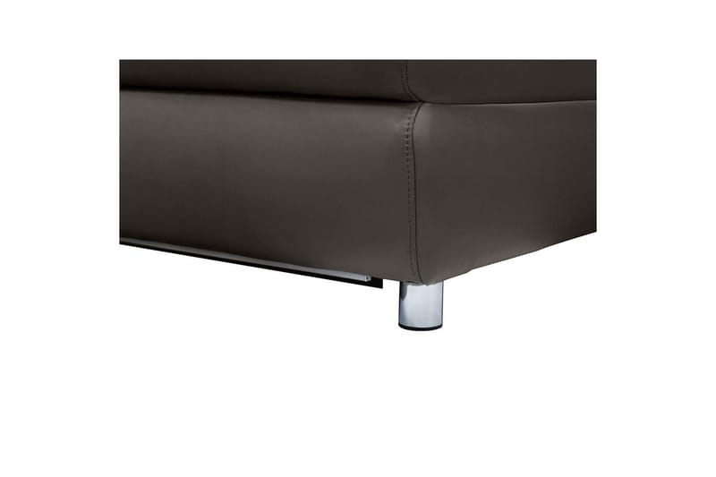 2-sitssoffa Pareli Brun, Läder/PU, Manuell vilstol - Brun, Läder/PU, Manuell vilstol - Möbler - Soffa - Skinnsoffor