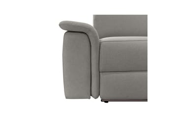 2-sitssoffa Pareli Grå, Sunday tyg, Manuell vilstol - Grå, Sunday tyg, Manuell vilstol - Möbler - Soffa - Biosoffa & reclinersoffa - 2 sits biosoffa & reclinersoffa