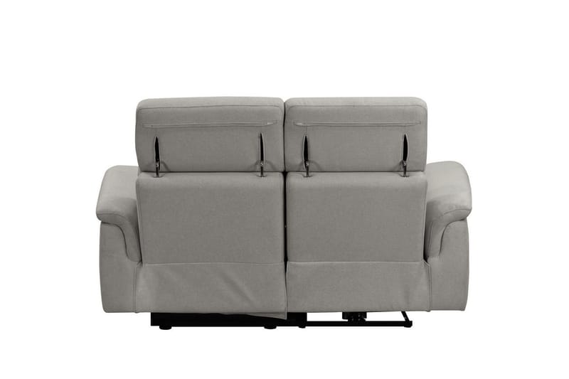 2-sitssoffa Pareli Grå, Sunday tyg, Manuell vilstol - Grå, Sunday tyg, Manuell vilstol - Möbler - Soffa - Biosoffa & reclinersoffa - 2 sits biosoffa & reclinersoffa