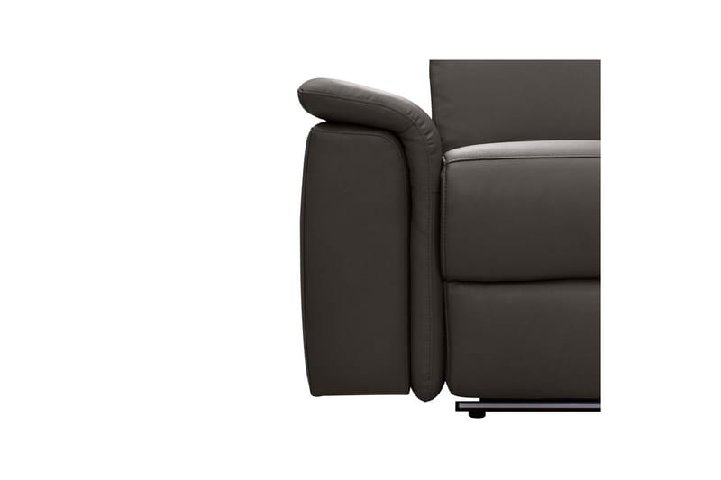 2-sitssoffa Pareli Brun, Läder/PU, Manuell vilstol - Brun, Läder/PU, Manuell vilstol - Möbler - Soffa - Skinnsoffor