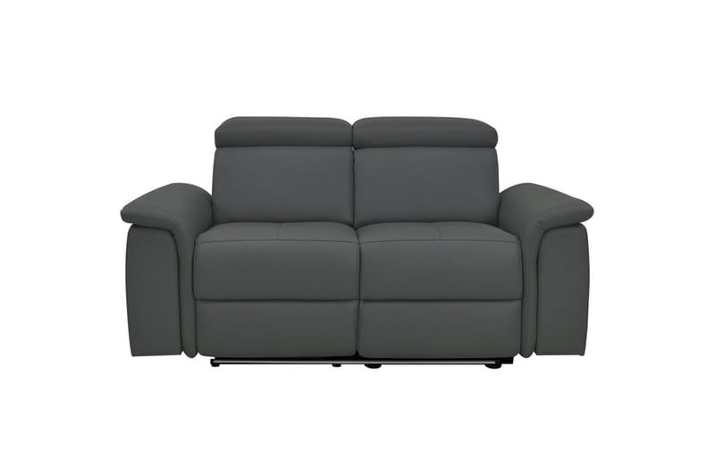 2-sitssoffa Pareli Grå, Läder/PU, Elektrisk vilstol - Grå, Läder/PU, Elektrisk vilstol - Möbler - Soffa - Biosoffa & reclinersoffa - 2 sits biosoffa & reclinersoffa
