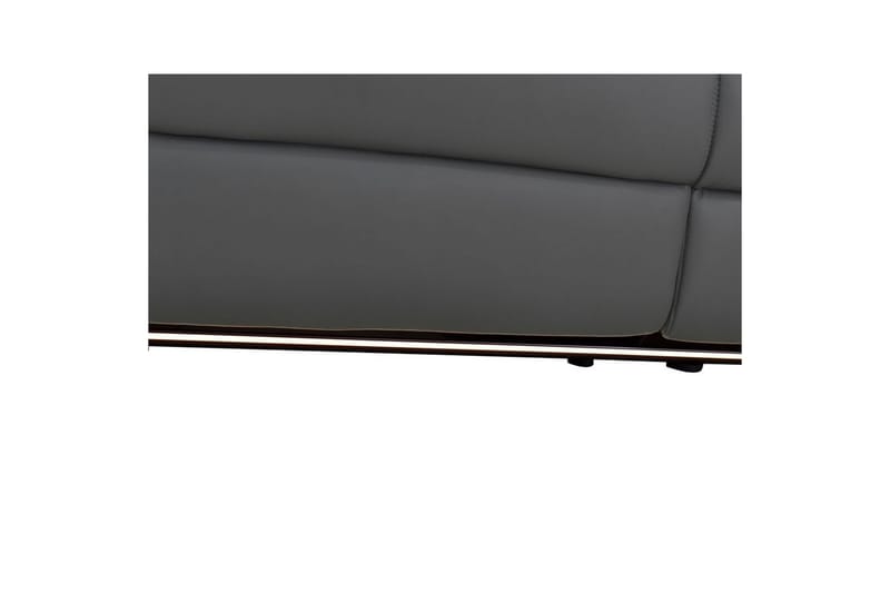 2-sitssoffa Pareli Grå, Läder/PU, Elektrisk vilstol - Grå, Läder/PU, Elektrisk vilstol - Möbler - Soffa - Biosoffa & reclinersoffa - 2 sits biosoffa & reclinersoffa