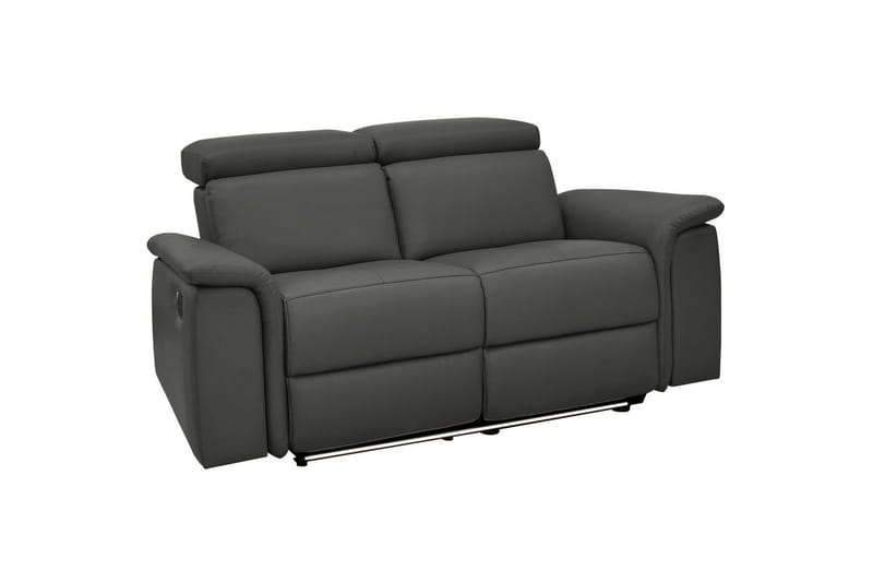 2-sitssoffa Pareli Svart, PU, Elektrisk vilstol - Svart, PU, Elektrisk vilstol - Möbler - Soffa - Biosoffa & reclinersoffa - 2 sits biosoffa & reclinersoffa