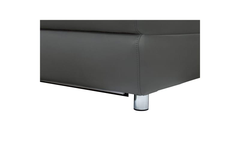 2-sitssoffa Pareli Grå, Läder/PU, Elektrisk vilstol - Grå, Läder/PU, Elektrisk vilstol - Möbler - Soffa - Skinnsoffor