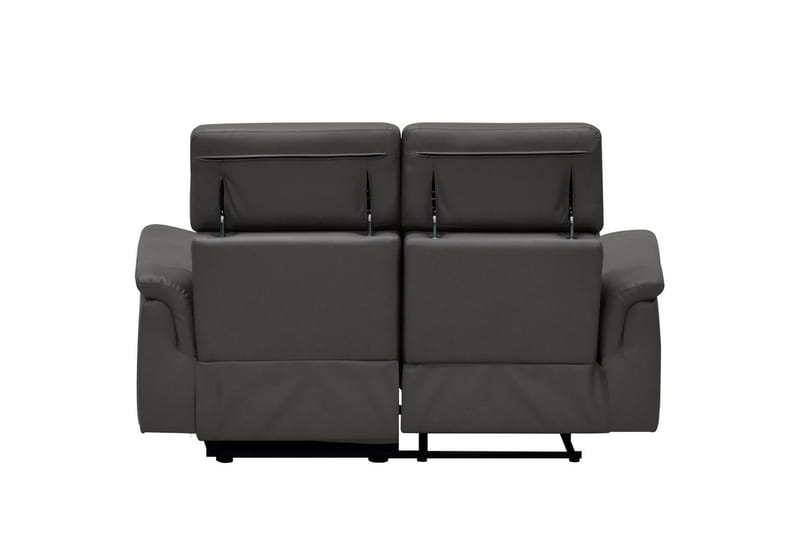 2-sitssoffa Pareli Brun, PU, Manuell vilstol - Brun, PU, Manuell vilstol - Möbler - Soffa - Skinnsoffor