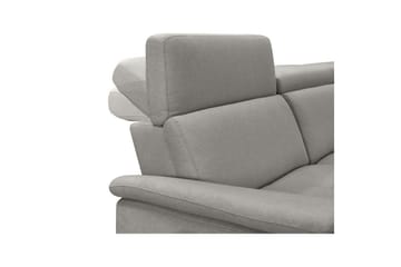 2-sitssoffa Pareli Grå, Sunday tyg, Manuell vilstol - Grå, Sunday tyg, Manuell vilstol - Möbler - Soffa - Biosoffa & reclinersoffa - 2 sits biosoffa & reclinersoffa