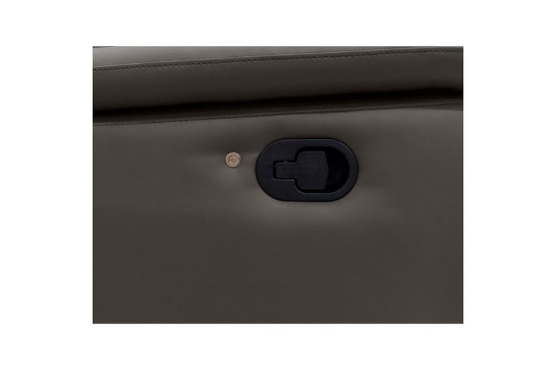 2-sitssoffa Pareli Brun, Läder/PU, Manuell vilstol - Brun, Läder/PU, Manuell vilstol - Möbler - Soffa - Skinnsoffor