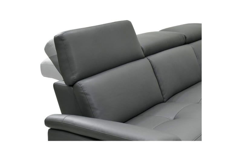 2-sitssoffa Pareli Grå, Läder/PU, Elektrisk vilstol - Grå, Läder/PU, Elektrisk vilstol - Möbler - Soffa - Skinnsoffor