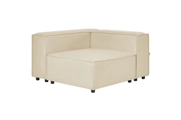 3-sits Hörnsoffa med fotpall Aprica Högervänd - Högervänd - Möbler - Soffa - Divansoffor & schäslongsoffa