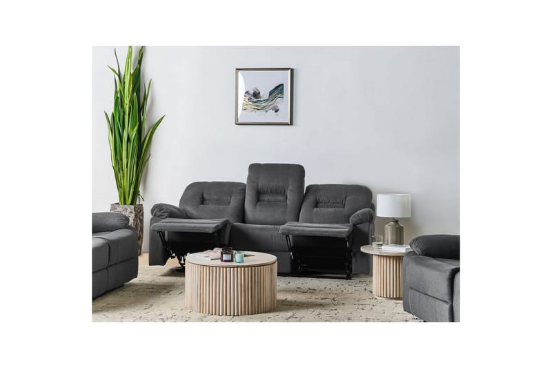 3-sits Reclinersoffa manuell Bergen II - Möbler - Soffa - Biosoffa & reclinersoffa