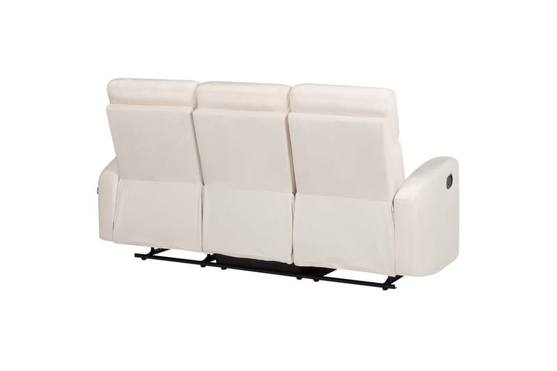 3-sits Reclinersoffa manuell Verdal Vit - Vit - Möbler - Soffa - Biosoffa & reclinersoffa