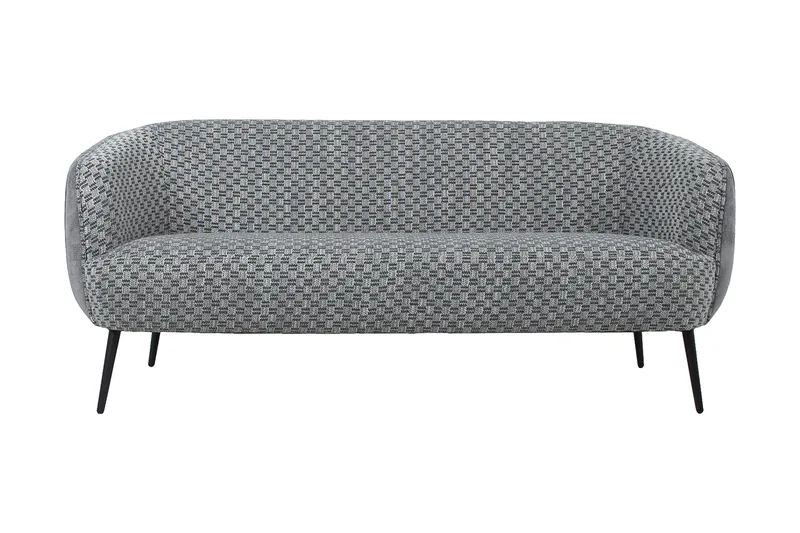 Accent 3-sits Djup Soffa 179 cm i Tyg, Grå