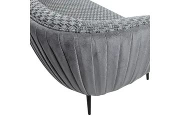 Accent 3-sits Djup Soffa 179 cm i Tyg - Grå - Möbler - Soffa - 3 sits soffa