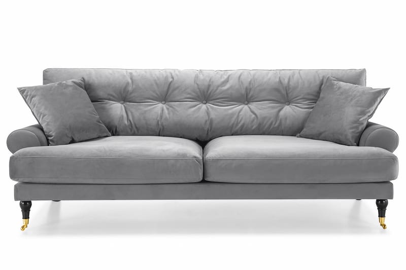 Andrew 3-sits Soffa, Brun