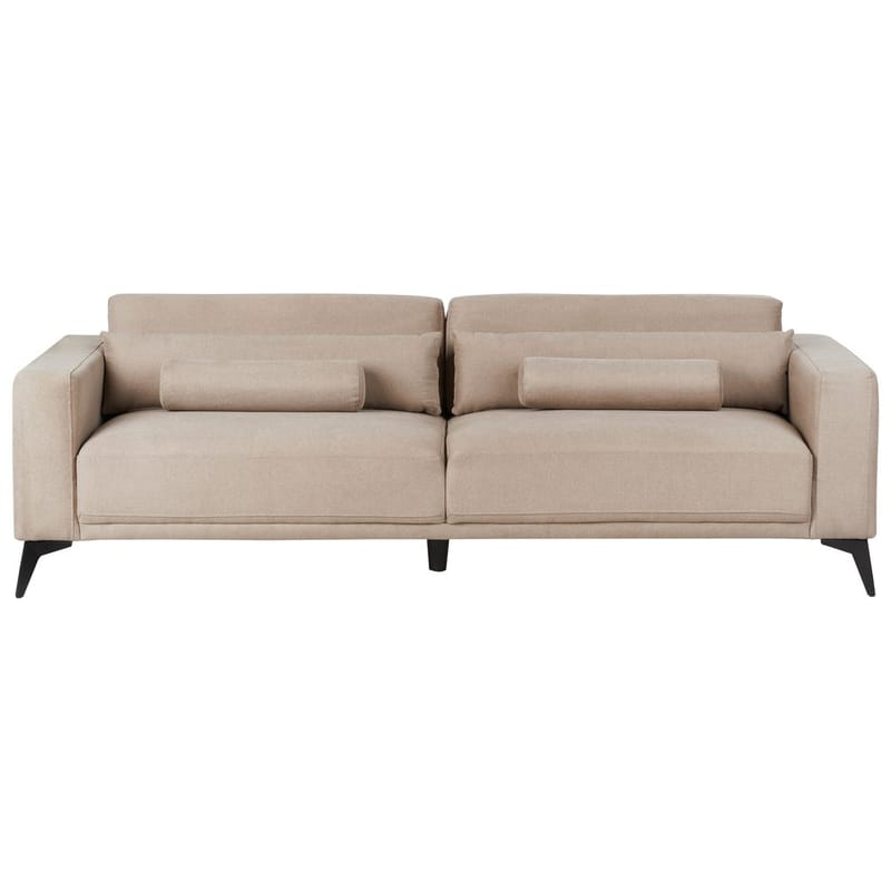 3-sits soffa Ange, Beige, svart/Polyester