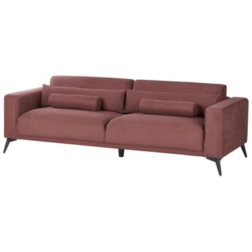 3-sits soffa Ange - Röd, Svart/Polyester - Möbler - Soffa - 3 sits soffa