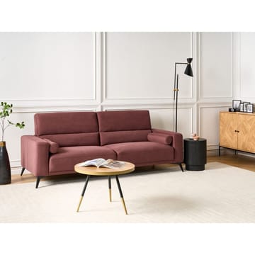 3-sits soffa Ange - Röd, Svart/Polyester - Möbler - Soffa - 3 sits soffa