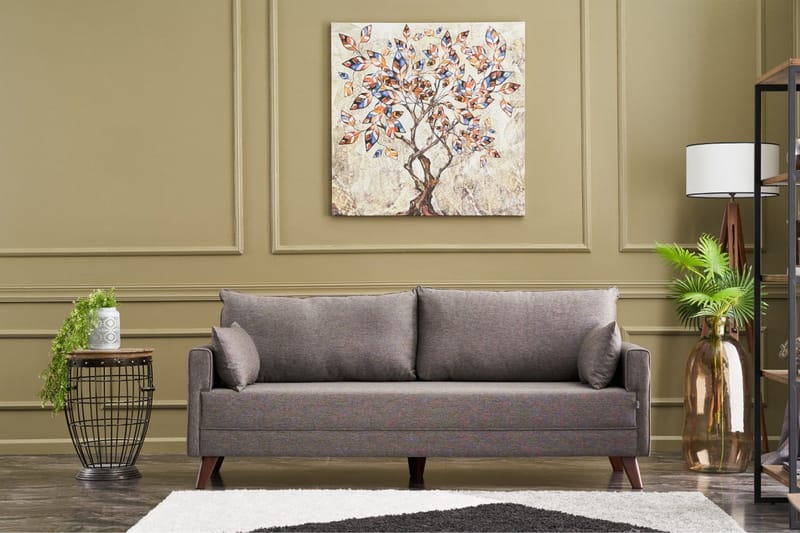 Antigua 3-sits Soffa - Brun/Natur - Möbler - Soffa - 3 sits soffa