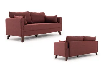 Antigua Soffa 3-sits - Röd - Möbler - Soffa - Bäddsoffa - Bäddsoffa 3 sits